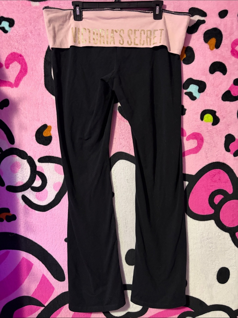 Victoria’s secret Fold over flare yoga pants